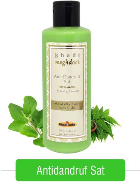 KHADI MEGHDOOT Antidandruff Shampoo 210ml (Pack of 2)