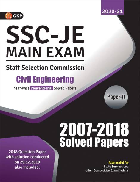 Ssc 2021 Junior Engineer Civil Engineering Paper II Conventional Solved Papers (2007-2018)