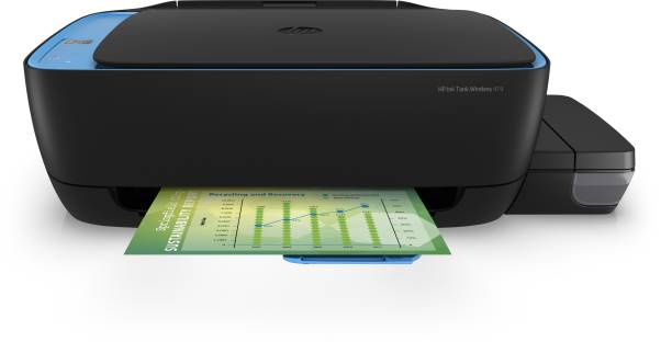 HP INK TANK WIRELESS 419 Multi-function WiFi Color Inkjet Printer with Voice Activated Printing Google Assistant and Alexa (Color Page Cost: 20 Paise | Black Page Cost: 10 Paise)