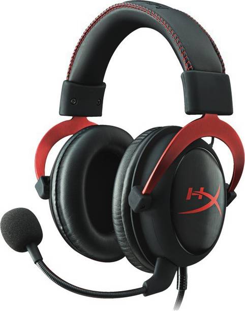 Top headset xbox x cheap price 5stars Flipkart in India 35 HyperX Cloud II Gaming Headset for PC,Xbox One,PS4 - Red