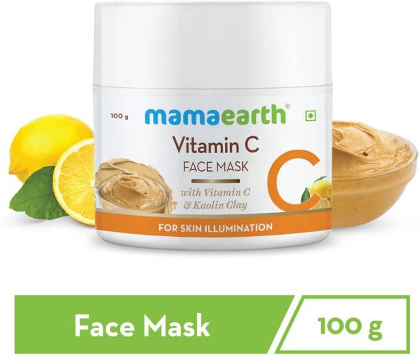 MamaEarth Vitamin C Face Mask With Vitamin C & Kaolin Clay for Skin Illuminitation - 100 g