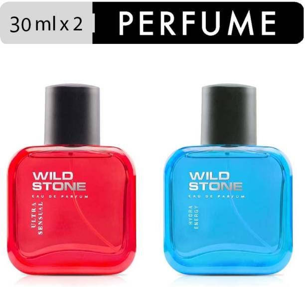 Wild Stone Hydra Energy and Ultra Sensual Perfume Combo for Men Eau de Parfum  -  60 ml