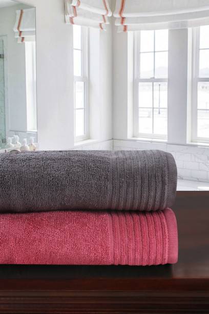 TRIDENT Cotton 380 GSM Bath Towel Set