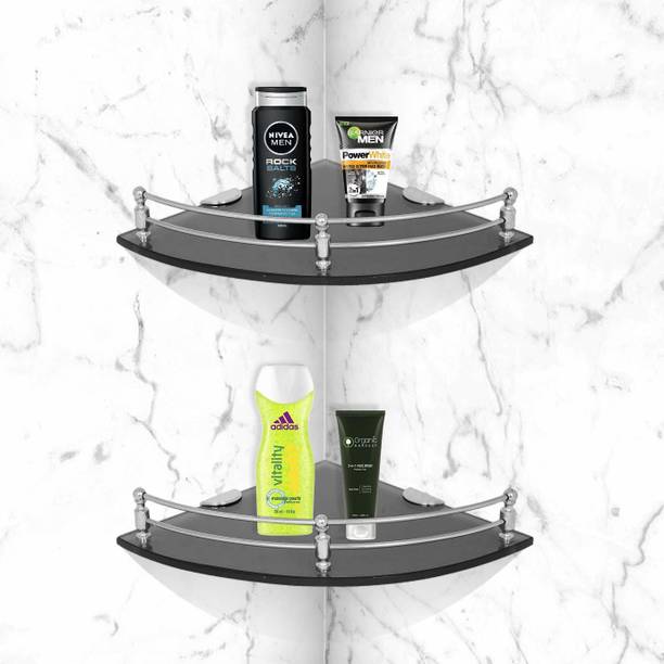Small Glass Corner Shelves For Bathroom Amazon Com Vdomus Bathroom