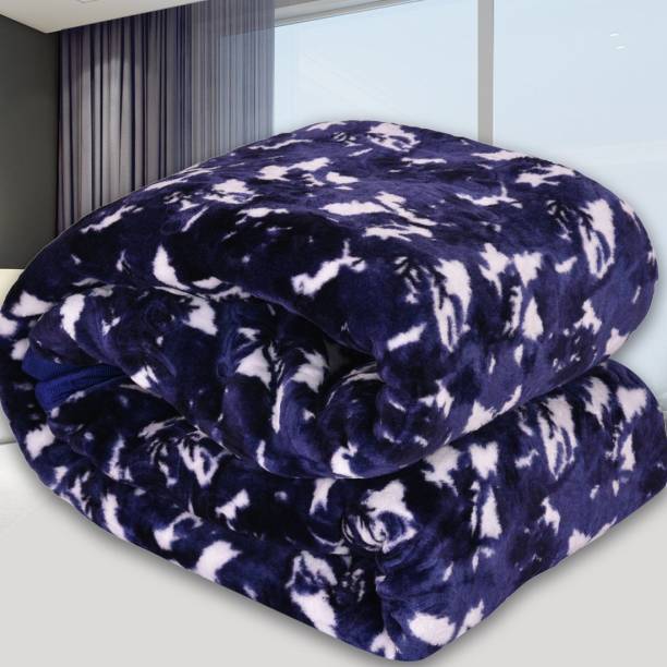 SPANGLE Printed Single Mink Blanket for  Heavy Winter
