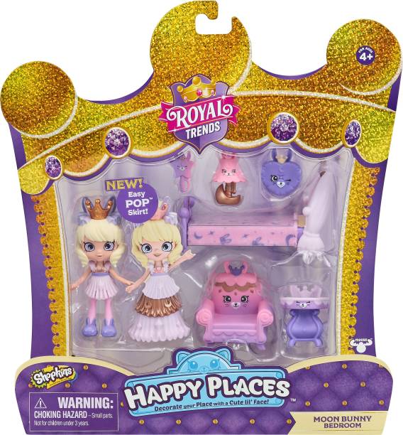 Shopkins Happy Places S7 Welcome Pack- MOON BUNNY BEDRO...