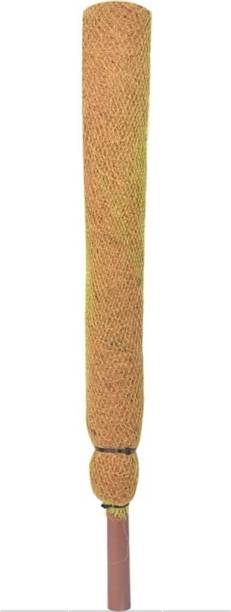 Greenvillage Coir Moss Stick 2.5 feet (76 cm) Length - 1 Piece - Coco Pole - Moss Stick for Money Plants, Housing Plants, Outdoor Plants, Indoor Plants & Climbing Plants Garden Mulch (Brown 1) Garden Mulch