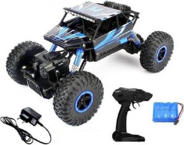 CADDLE & TOES Night Rider Rock Crawler Rechargeable RC 4WD Rally Car