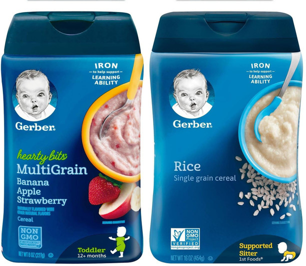 gerber cereal 12 month