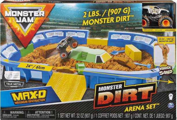Monster Jam Monster Dirt Arena Playset for Multi Player...