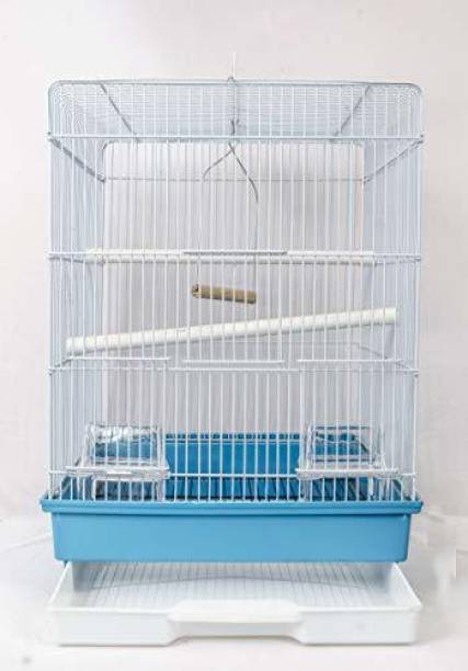 Taiyo Pluss Discovery BIRDS CAGE / IMPORTED / EASY INSTALLATION / FOLDABLE / SQUARE TYPE BIRD CAGE SUITABLE FOR LOVEBIRD, BUDGIE Bird House