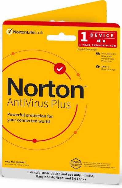 Norton Anti-virus Plus 1 PC 1 Year(Physical Sleeve)