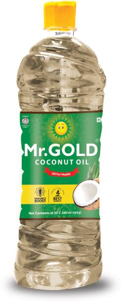 Mr. Gold COCONUT OIL 500 ML PET Coconut Oil Plastic Bottle