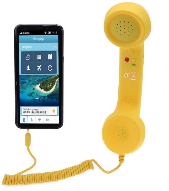 Top Headset Tablet Uses cheap price 5stars Flipkart in India 43 Wifton XVI VF-27 Retro Telephone Style Phone 3.5mm Handset with Pickup Wired Headset