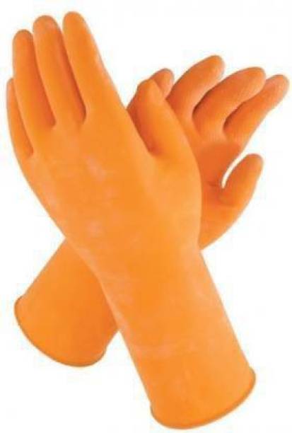 DEVICE High Grade Rubber Material Multi Use Reusable Safety Hand Gloves Rubber  Safety Gloves