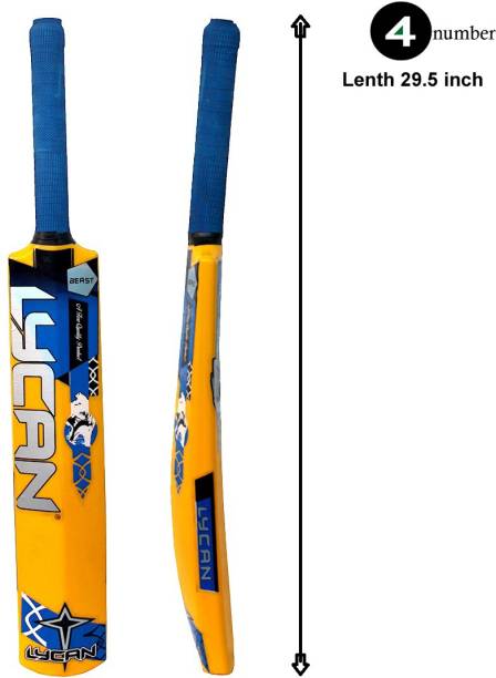 LYCAN beast pvc cricket bat # size 4 for age group 9-11 year PVC/Plastic Cricket  Bat