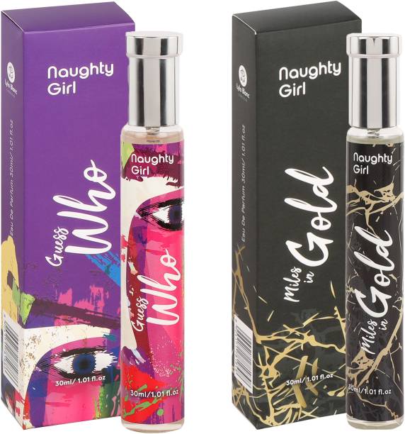 Naughty Girl Luxury EDP Miles In Gold Who Perfumes for Women (30ml x 2) Eau de Parfum  -  60 ml