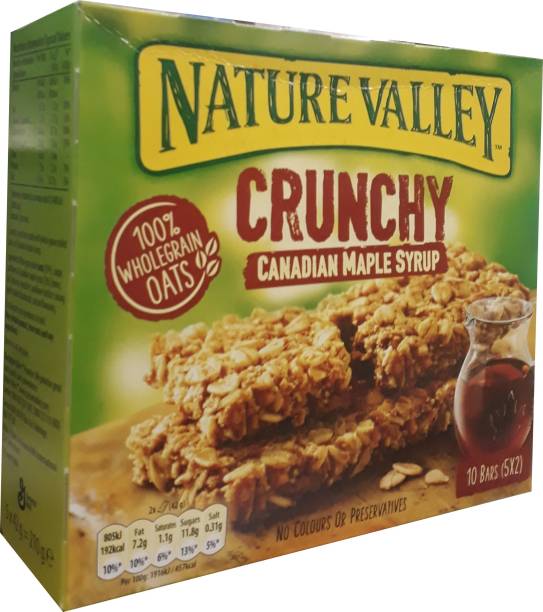 Nature Valley Crunchy Canadian Maple Syrup Cereal Bars Box