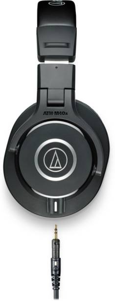 Audio Technica ATH-M40x Professional Monitor Headphones Wired without Mic Headset