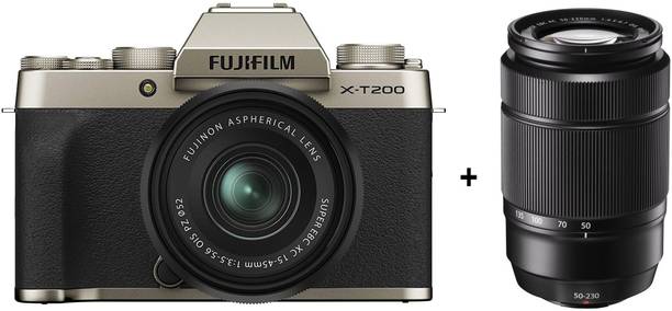 FUJIFILM X Series X-T200 Mirrorless Camera Body with 15-45 mm + 50-230 mm Dual Lens Kit