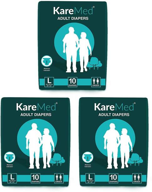 Kare Med Tape Style Adult Diapers - L