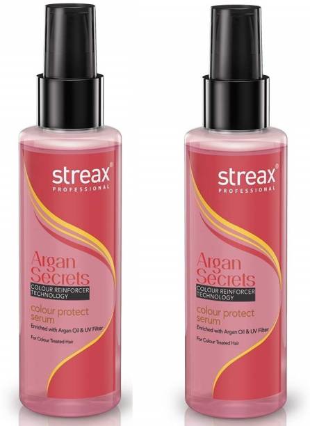 Streax Professional Argan Secrets Colour Protect Serum Pack of 2