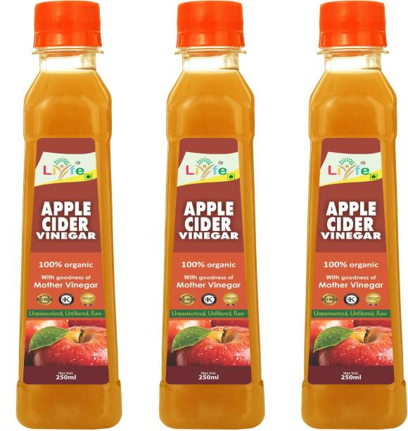 LIYFE Organic Apple Cider Vinegar Natural Apple cider vinegar Vinegar