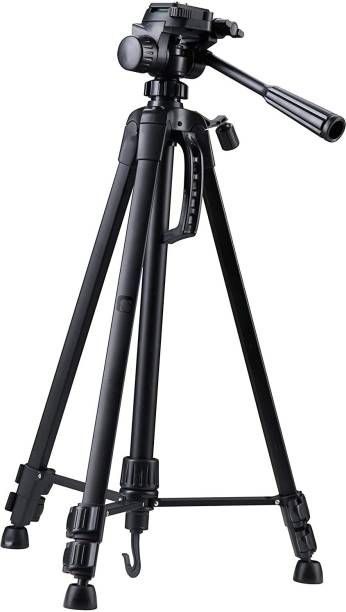 Hiffin HF-3600 (55-Inch) Aluminium Tripod, Universal Lightweight Tripod with Carry Bag for All Smart Phones, Gopro, Cameras Tripod