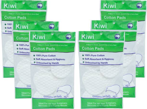 KIWI COTTON PADS (Pack of 6) (6x24 Units)