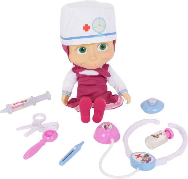 SIMBA Doctor Toy Playset Including Stethoscope, Syringe, Thermometer etc. for Kids, Boys & Girls, Age 3 Years and above