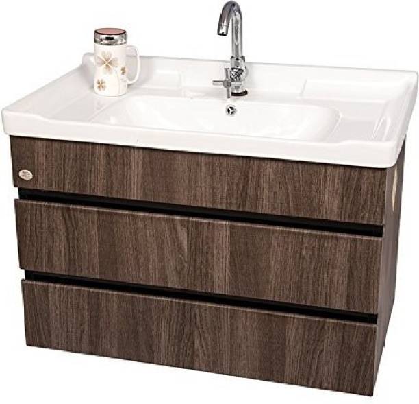 Wash Basin With Cabinet, Small White Sink Vanity Unit