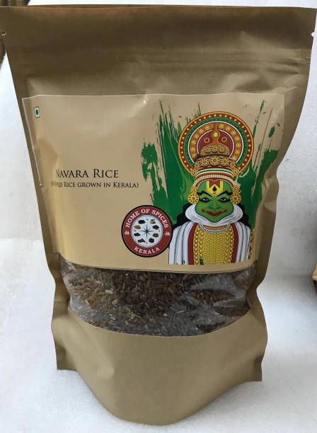 HOME OF SPICES Navara Red Rice (Medium Grain) 1KG Black Navara Rice (Medium Grain, Unpolished)