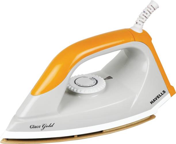 HAVELLS DRY IRON GLACE GOLD 750 W Dry Iron