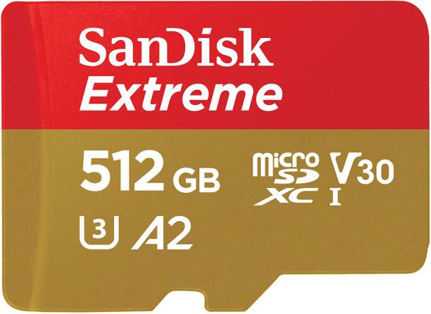 SanDisk Extreme 512 GB MicroSDXC UHS Class 3 160 Mbps ...