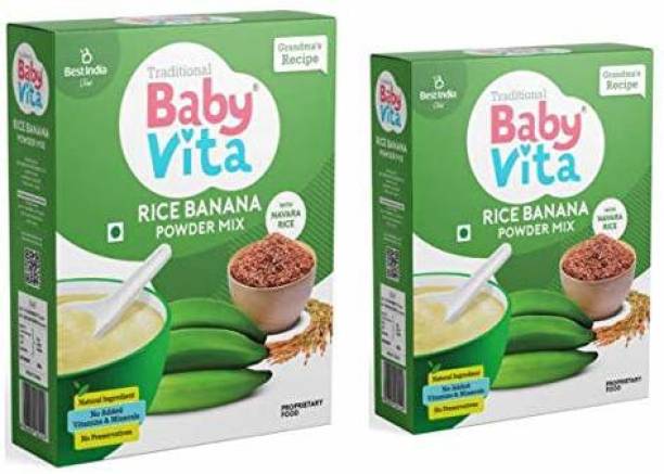 Babyvita Rice-Banana Powder Mix |100% Natural Ingredient Cereal