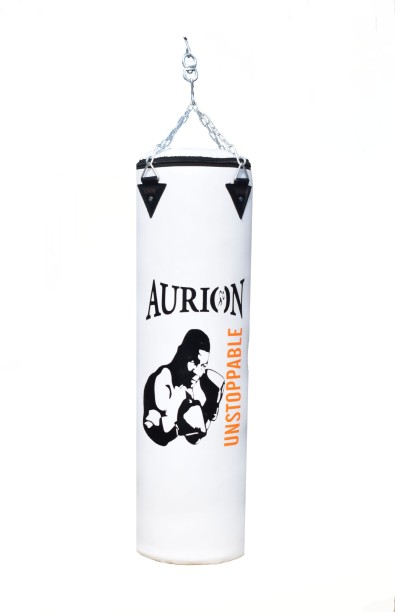 Details about   Aurion Rex Leather Unfilled Heavy Punch Bag  with Hanging Chain 