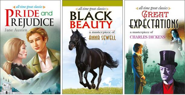 Pride And Prejudice, Black Beauty, Great Expectations | Set Of 3 All Time Great Classics By Sawan