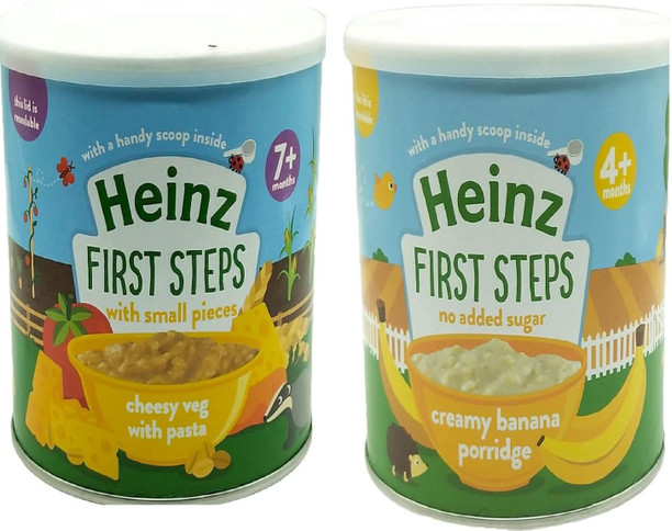 heinz first steps creamy banana porridge