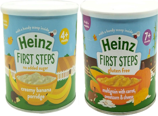 heinz first steps creamy banana porridge