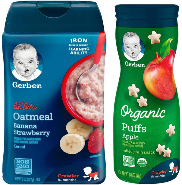 gerber snacks for 8 month old
