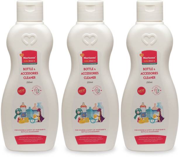 Morisons Baby Dreams Bottle and Accessories Cleaner 250ml Pack of 3