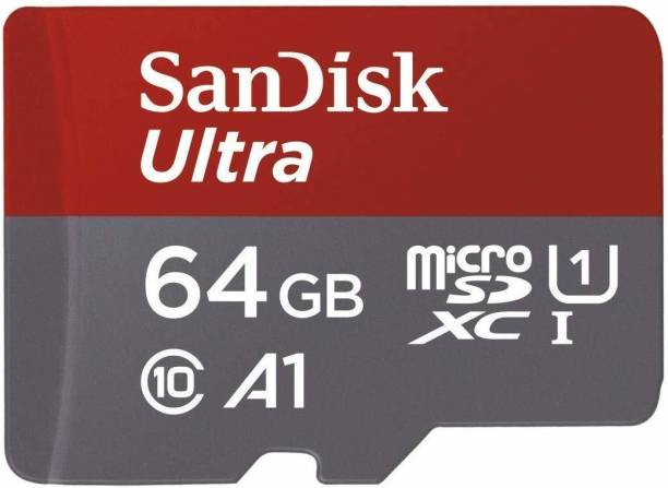 SanDisk Ultra 64 GB MicroSDXC Class 10 98 MB/s  Memory Card
