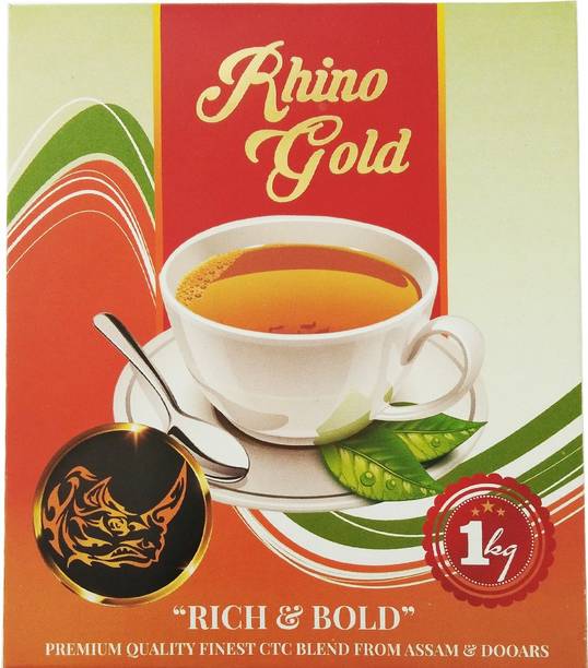 Karma Kettle Rhino Gold Premium CTC Tea -1 Kg Black Tea Box