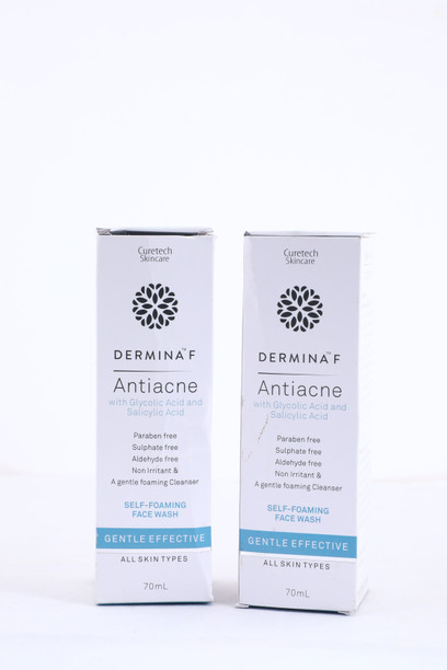dermina anti acne face wash use