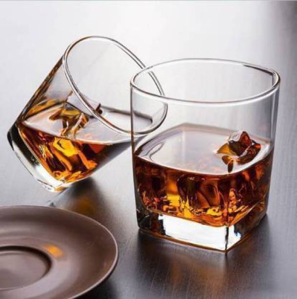 GETSOCIOM (Pack of 2) 1062 Glass Set Whisky Glass