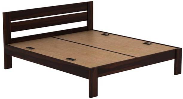 Modway Bed Without Storage Solid Wood Queen Bed