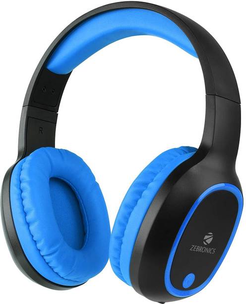 Top headsets blue cheap price 5stars Flipkart in India 94 ZEBRONICS Zeb-Thunder Wireless Bluetooth Headphone Bluetooth Headset