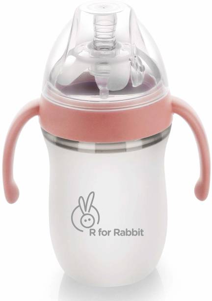 R for Rabbit First Feed Silicone Feeding Bottle for New Born Babies 260 ml |9 fl Oz - 260 ml