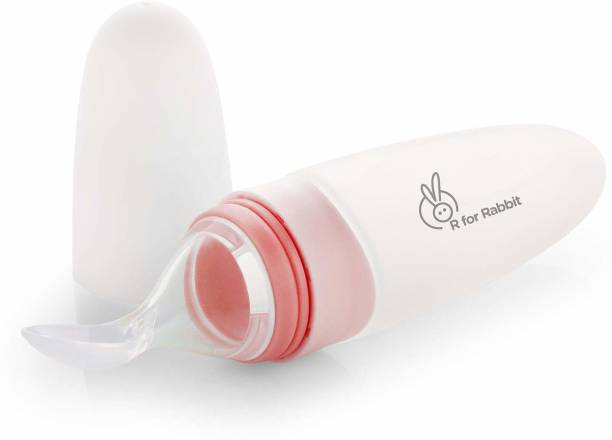 R for Rabbit Premium First Feed Feeder For Baby  - Non Toxic, BPA Free, Silicone Matterial