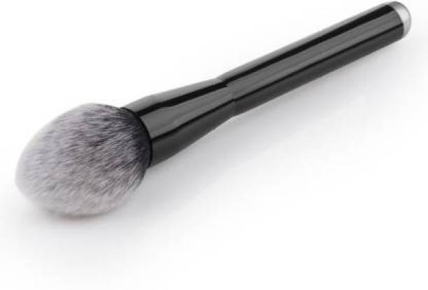 MACPLUS Powder Brush, Plating Handle Soft Comfortable Loose Powder Blush Foundation Makeup Tools